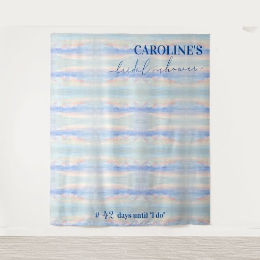 Tenture Sur Cloud Nine Pastel Fête des mariées Affiche de  (Devant)