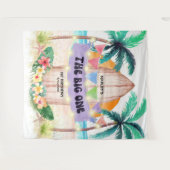 Tenture Surf et mer | Anniversaire de Big One Beach (Devant (Horizontal))