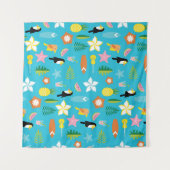 Tenture Surf Hawaii Toucan Vintage (Devant (Horizontal))