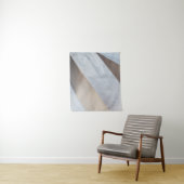 Tenture Surface beige et blanche (En situation)