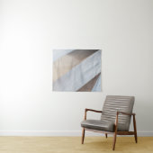 Tenture Surface beige et blanche (En situation (horizontale))