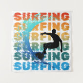 Tenture surfant l'été surfeur plage surf océan (Devant)