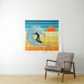 Tenture Surfer Dude Sunset Vintage (En situation (horizontale))