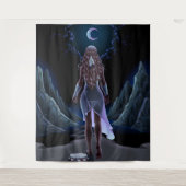 Tenture Surreal Moonlight Girl (Devant)