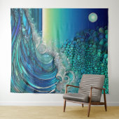 Tenture Surreal Surf Seascape (En situation (horizontale))