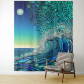 Tenture Surreal Surf Seascape (En situation)