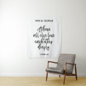 Tenture Surtout, aimez-vous profondément les uns les autre (En situation)