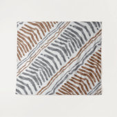 Tenture Suspension murale moderne boho gris marron (Devant (Horizontal))