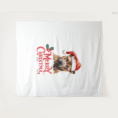 Tenture Sussex Spaniel Noël (Devant (Horizontal))
