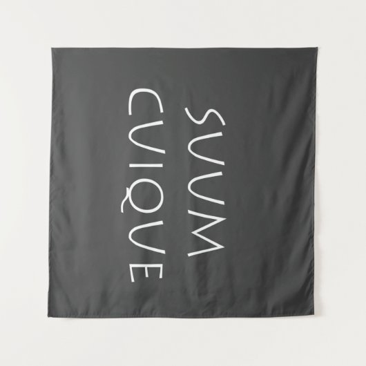 Tenture Suum cuique (Devant (Horizontal))