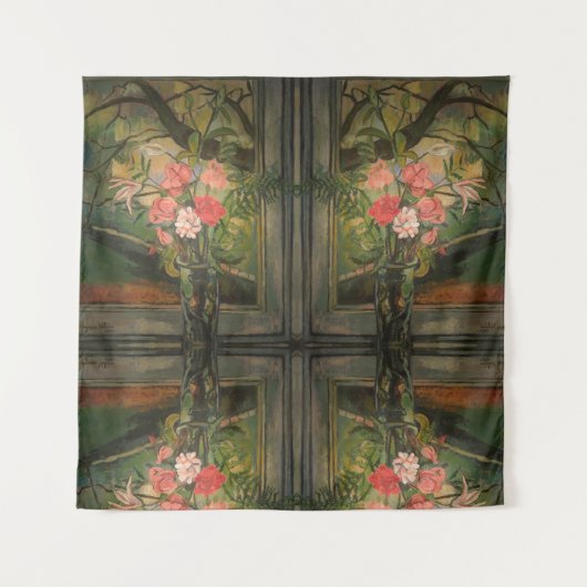 Tenture Suzanne Valadon Fleurs devant une fenêtre (Devant)