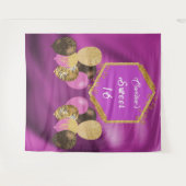 Tenture Sweet 16 Ballons de Parties scintillant et de Part (Devant (Horizontal))