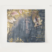 Tenture Sweet 16 Masquerade Rose Gld photo fond ID1032 (Devant (Horizontal))