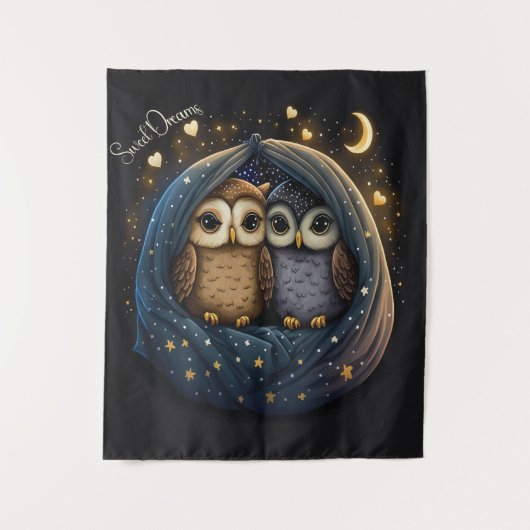 Tenture Sweet Dreams Jote Design Owl (Devant)