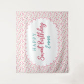 Tenture Sweet Frosted Animal Cookie Birthday Backdrop (Devant)