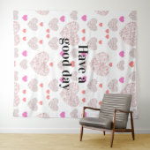 Tenture Sweet heart blooming (En situation (horizontale))