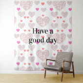 Tenture Sweet heart blooming (En situation)
