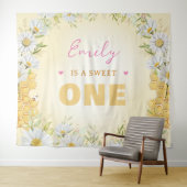 Tenture Sweet One Bumblebee 1ère Fête d'Anniversaire (En situation (horizontale))