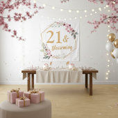 Tenture Symbole 21 & Blossoming Cherry Blossom 21e anniver