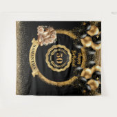 Tenture Symbole Classy Gold High Heels 50th Birthday Party (Devant (Horizontal))