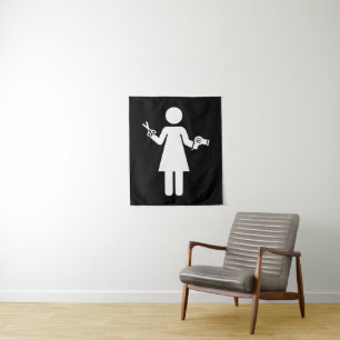 Tenture Symbole coiffeur