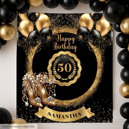 Tenture Symbole d'anniversaire de la parties scintillant G