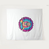 Tenture SYMBOLE DE Cravate-JOUR DE LA PARTENANCE Hippie (Devant (Horizontal))