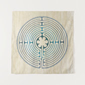 Tenture Symbole de géométrie sacrée - Chartres Labyrinthe  (Devant)