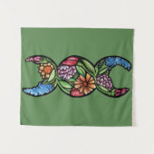 Tenture Symbole de la lune triple (Devant (Horizontal))