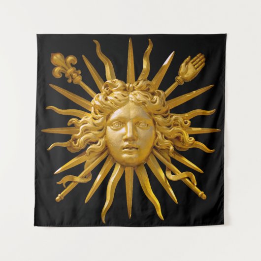 Tenture Symbole de Louis XIV le Roi Soleil (Devant)