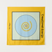 Tenture Symbole énergie créative (Devant (Horizontal))