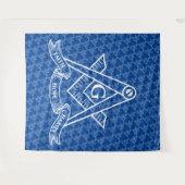 Tenture Symbole franc-maçonnerie (Devant (Horizontal))
