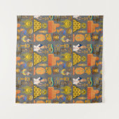 Tenture Symbole motif Hiéroglyphe égyptien antique (Devant (Horizontal))