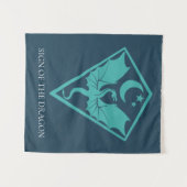 Tenture Symbole symbole de dragon Sigil Shield (Devant (Horizontal))
