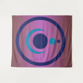 Tenture Symboles anciens Aliens Crop Circle Tapestry (Devant (Horizontal))
