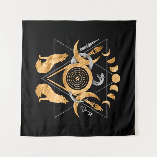 Tenture Symboles d'Hécate (Devant (Horizontal))