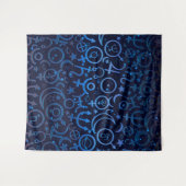 Tenture Symboles planétaires Bleus Planètes Universelles M (Devant (Horizontal))