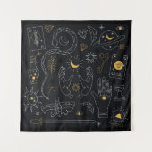 Tenture Symboles Wiccan (Devant)