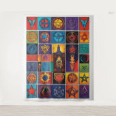 Tenture Symbologie mystique (Devant)