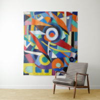 Symphonie cubiste chromatique Design géométrique