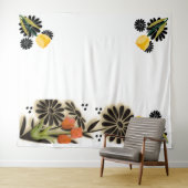 Tenture Symphonie florale (En situation (horizontale))