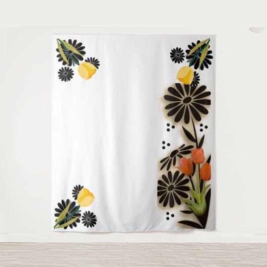 Tenture Symphonie florale (Devant)