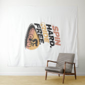 Tenture T-shirt Bicycling gratuit à vélo (En situation (horizontale))