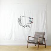 Tenture T-Shirt classique de chat fantôme_2 (En situation (horizontale))