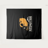 Tenture T-shirt classique d'Halloween de Vampire Cat (Devant (Horizontal))