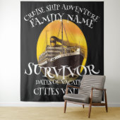 Tenture T-shirt de fête d'anniversaire de famille 2024 Réu (En situation)