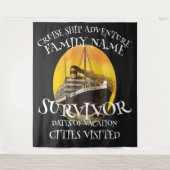 Tenture T-shirt de fête d'anniversaire de famille 2024 Réu (Devant)