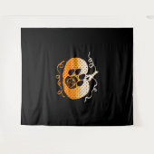 Tenture T-shirt d'Halloween, Halloween (Devant (Horizontal))