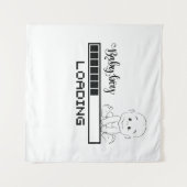 Tenture T-shirt drôle Bébé Grossesse Enfant Mère, 1/2 (Devant (Horizontal))