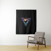 Tenture T-shirt Duck Retro 80s EDM Synthwave Cadeau (En situation)